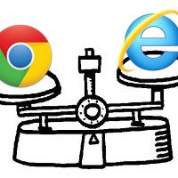 Google Chrome större än Internet Explorer