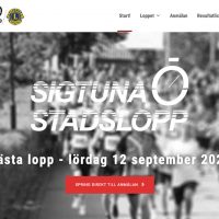 Webbdesign Wordpress Stockholm för Sigtuna Stadslopp