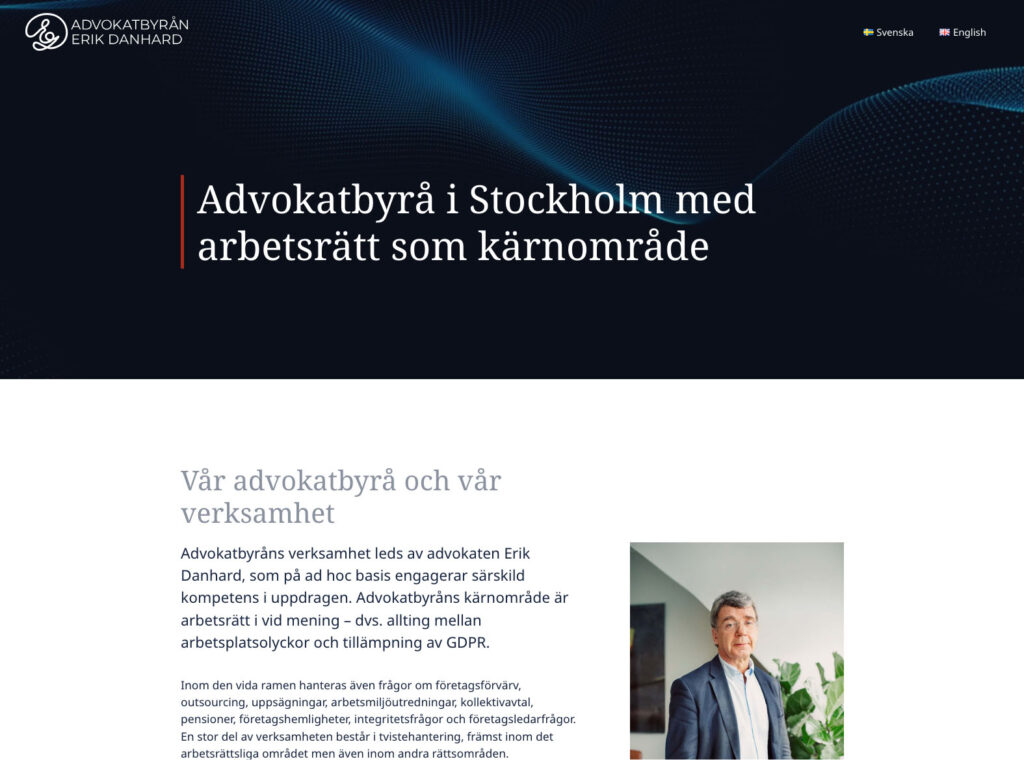 Tvåspråkig hemsida