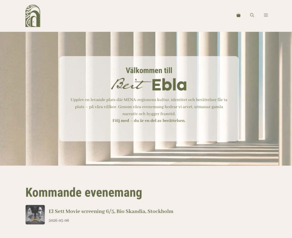 Biljettbokning och e-handel